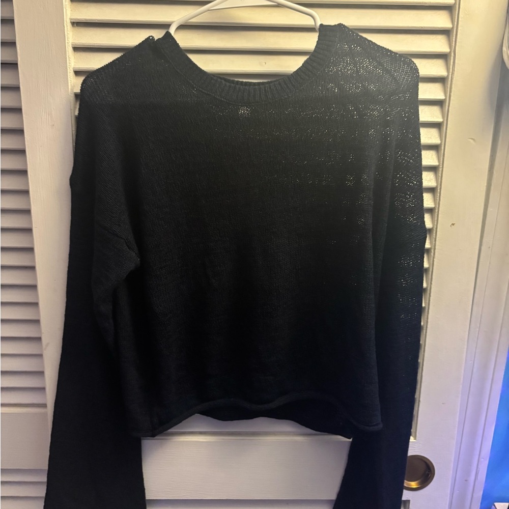 Garage Black Knit Women's Sweatshirt